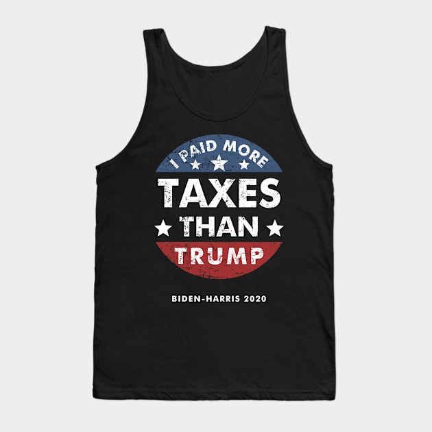 Distressed I paid more taxes than Trump Tank Top by kikiao